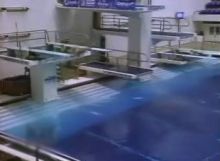 High Board Diver Hits His Head On The Board - 15936 hits 