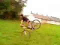 Bike jump goes ho...